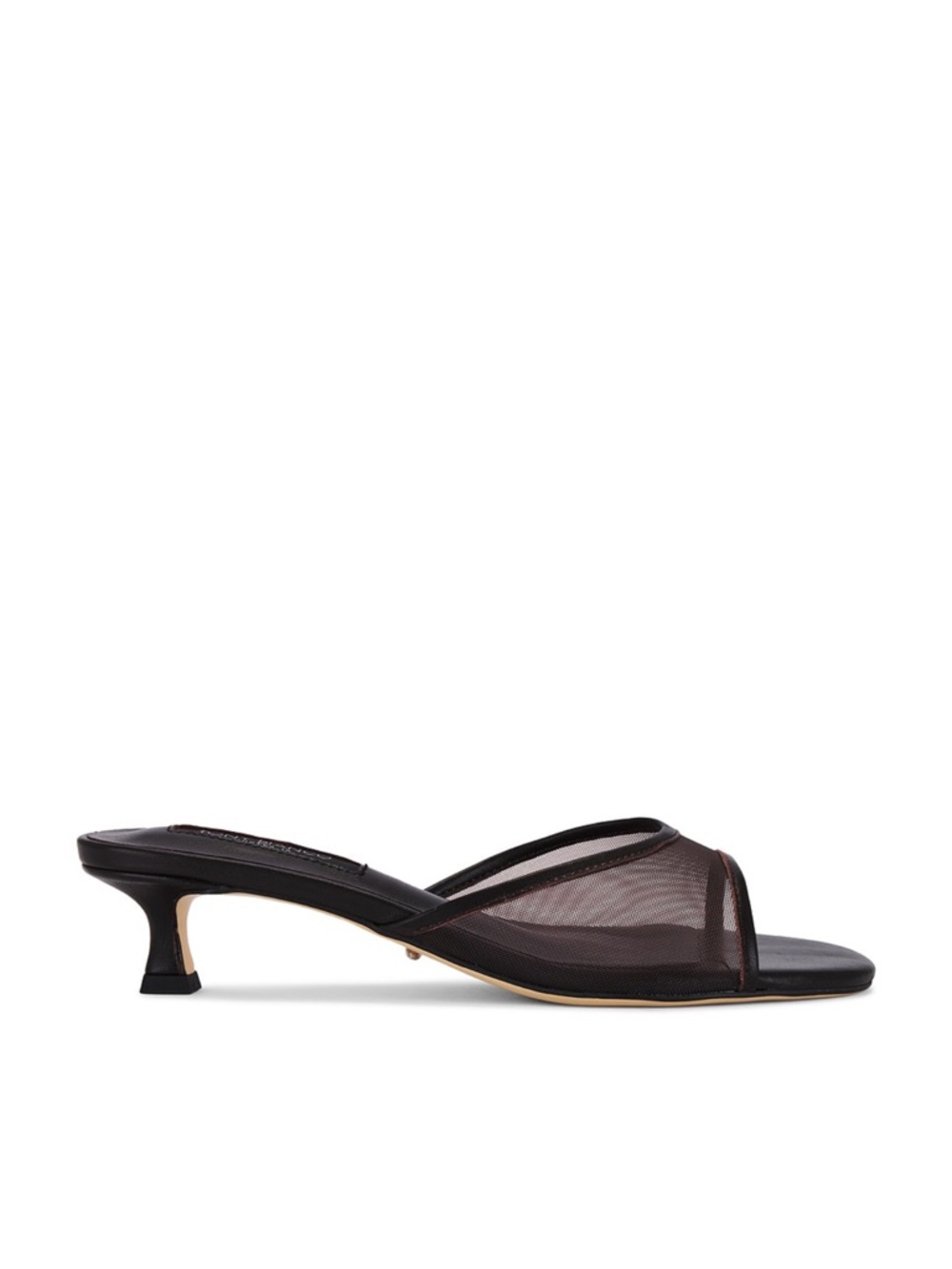 Tony Bianco Pru Kitten Heel in Choc